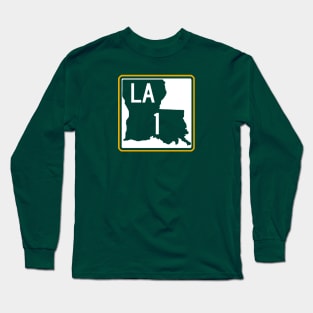 LA 1 - Green and Gold Long Sleeve T-Shirt